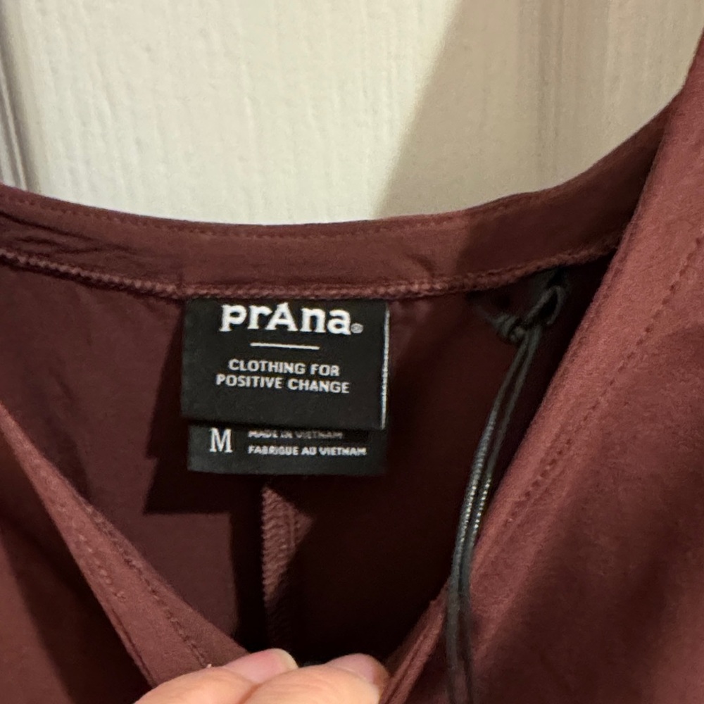Prana Deep Red Jumpsuit - Picture 3 of 8